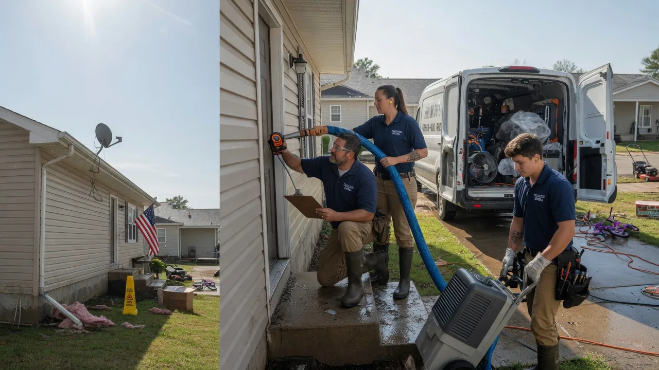 Ceiling Water Damage Restoration in Atlanta, KS near me